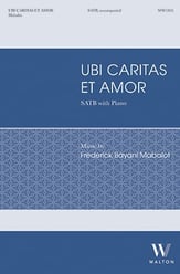 Ubi Caritas et Amor SATB choral sheet music cover